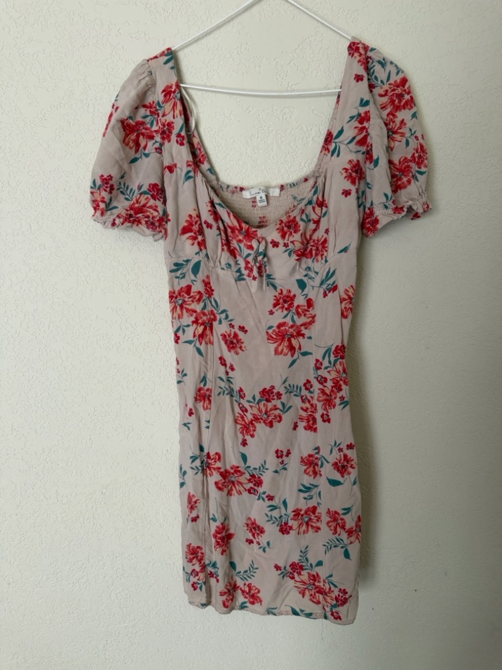 Floral Love Tree Mini Dress M
